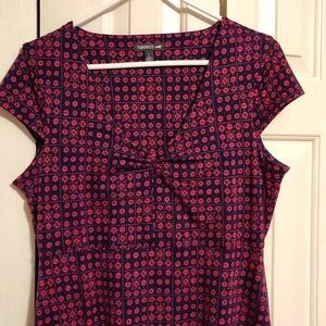 Toad & Co Fuschia & Purple Dress